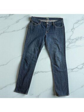 OLD NAVY The Diva Blue Straight Leg Jeans Size 12 Long